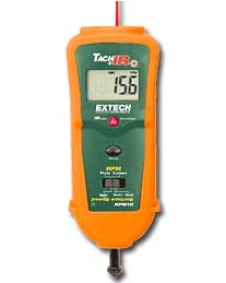 Combination Tachometer + IR Thermometer - RPM10-Image