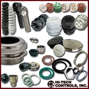 Liquid Tight Strain Relief Fittings and Cord Grips-Image