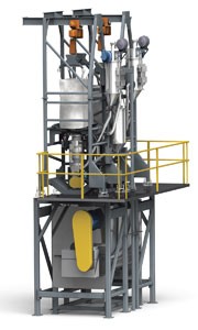 Bulk Bag Unloader Feeds Dry and Liquid Ingredients-Image