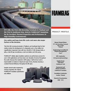 PTT LNG / THAILAND SELECTS FOAMGLAS INSULATION-Image