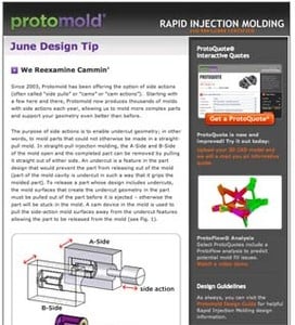 Design Tips for injection molding-Image