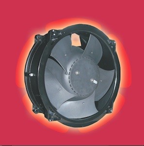 Compact 200mm DC Axial Fan for Railway HVAC-Image