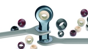 Rod end bearings with different ball materials-Image