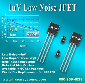 I nV Low Noise N-Channel JFET-Image