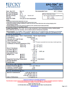 EPO-TEK® 301 Spectrally Transparent Epoxy-Image