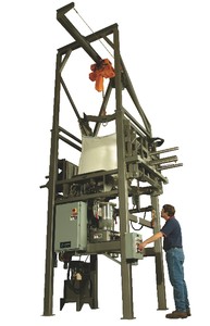 Bag Discharger With Deblocking Rams-Image