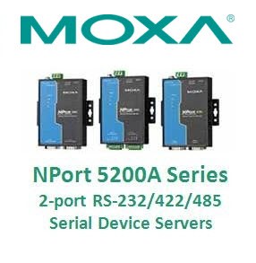 2-port RS-232/422/485 Serial Device Servers-Image