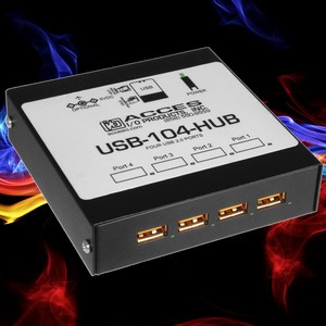 Rugged, Industrial-Strength Four Port USB Hub-Image