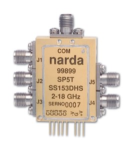 SP5T Reflective 18-GHz PIN-Diode Switch -Image