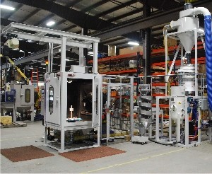 Robotic Shot Peening Machine For Turbine Blades-Image