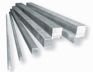 Square Metric Zinc-Plated Keystock-Image
