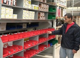 Vidir Motorized Industrial Shelving Carousel -Image