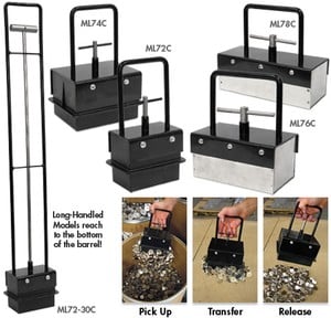 Heavy & Light Duty Magnetic Bulk Parts Lifters-Image