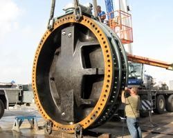 144" AWWA BUTTERFLY VALVES for New Orleans -Image