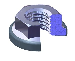 Spiralock Captive Washer Nut-Image