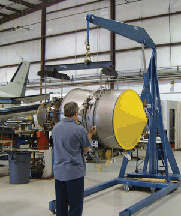 Custom Engineered Aviation Maintenance Cranes-Image