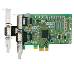 2 Port RS232 Low Profile PCI Express Serial Card -Image