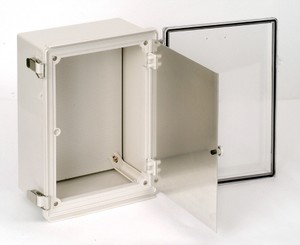 Electrical box - Dual Door plastic enclosure-Image