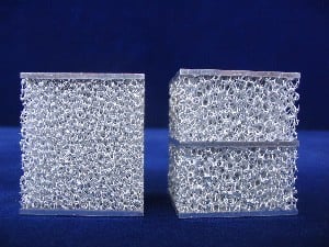 metal foam energy absorbers erg aerospace corporation materials announcement