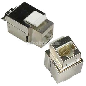 CAT6A RJ45 STP Shielded Keystone Jack-Image
