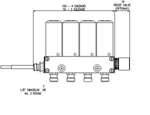 Aerospace manifolded Solenoid Valve Pack-Image
