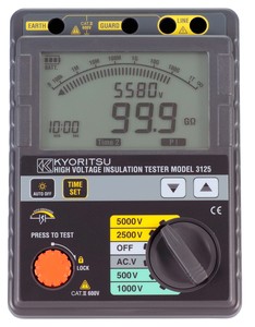 KEW 3125 Economical 5KV Insulation Tester-Image