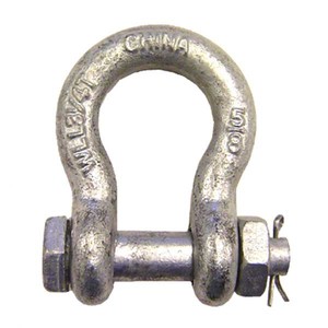 1" Galvanized Bolt Type Anchor Shackle-Image