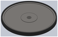 Grinding wheel for crankshaft journal surface -Image