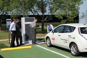 DC fast charger for electric vehicles in the U.S. -Image