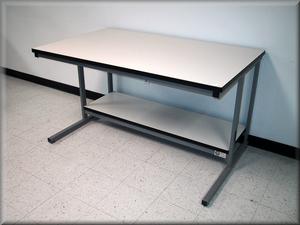 Recessed Front Leg Table - Model C-109P-Image