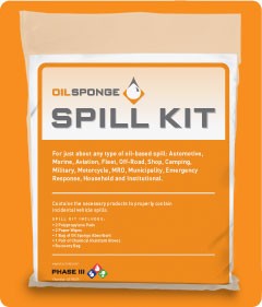 NEW: Vehicle Spill Kit picks up 3 qts of Oil-Image