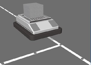 Recognize the position of AGV-Image
