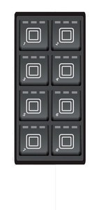 CAN-Bus Keypads - J1939 8-Key Model-Image