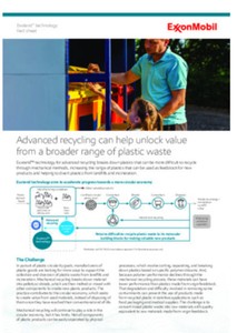 Exxtend™ technology for advanced recycling-Image
