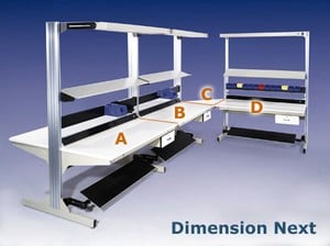 Dimension Next expandable modular workbenches-Image