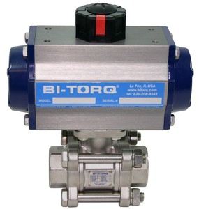 Automated 3-Piece Stainless Steel Ball Valve-Image