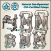 Natural Gas-Operated Double-Diaphragm Pumps