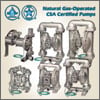 Natural Gas-Operated Double-Diaphragm Pumps