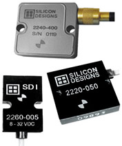 Silicon Designs, Inc. - Single Axis, Surface Mount Accelerometers
