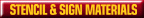 Stencil & Sign Materials