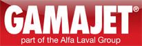 Gamajet, part of the Alfa Laval Group Logo