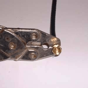 Coaxial crimp application