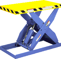 Hydraulic lift table