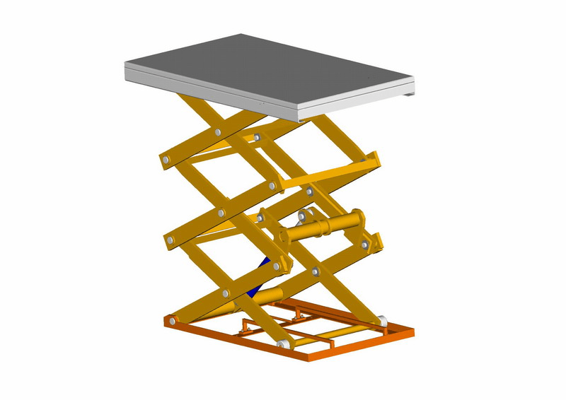 Scissor lift table