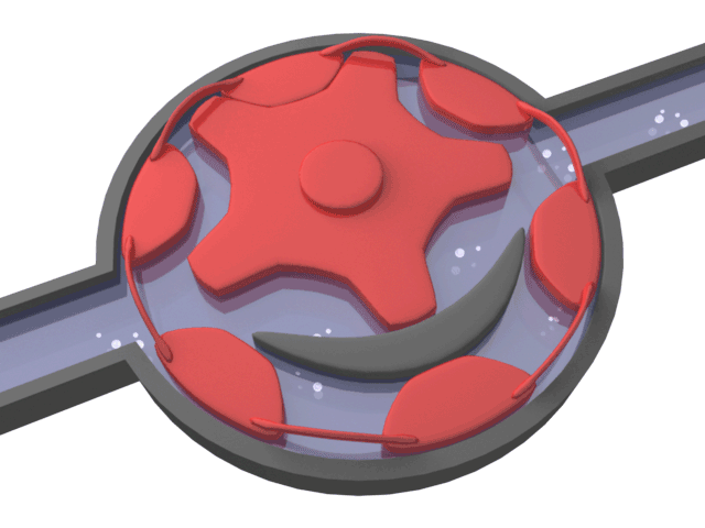 Gear Pump Rotor Assembly animation