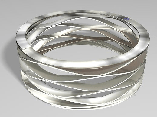 Crest-toc-crest wave spring
