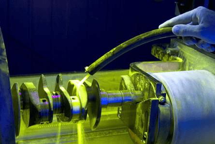 Nondestructive testing of a part image