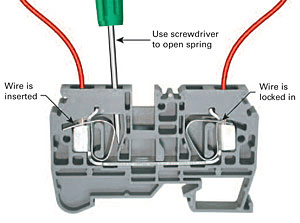 Spade type connectors Spade type connectors