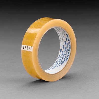 Light duty sealing packaging tape
