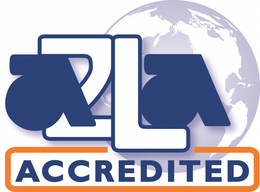 American Association for Laboratory Accreditation logo